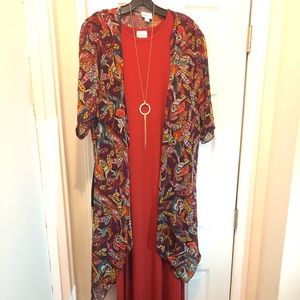 Lularoe Large Maria And medium owl Shirley